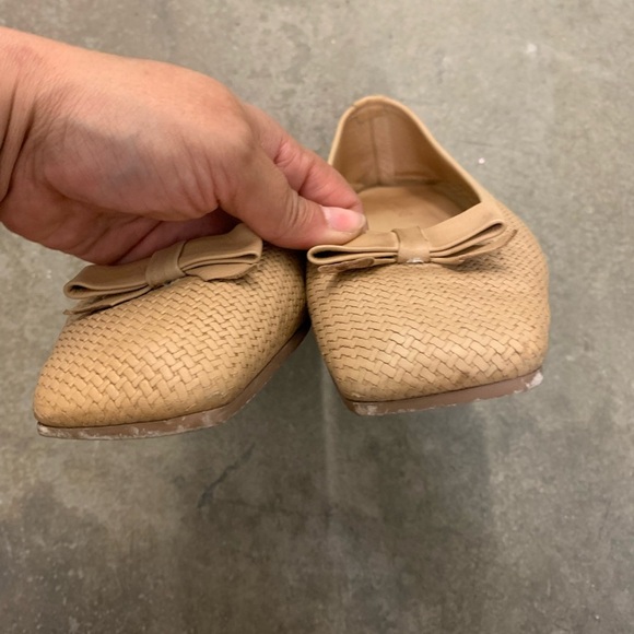 Ateliers woven leather ballet flats - Picture 3 of 6